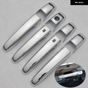 ダッジ マグナム 2005-2008 ダッジ ジャーニー 2009 - 13 クローム ドアハンドル カバー トリム スマートキーホール付き