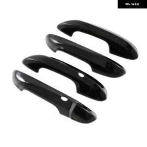 カーボンブラック車 ドアハンドル カバー トリム ステッカー スタイリング 自動車アクセサリーMG MG4 EV 2022 2023 2024 EH32 MULAN