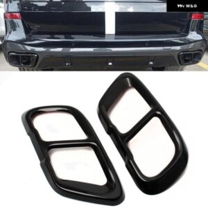 ステンレス 車テールマフラーマフラー出力カバー BMW X5 G05 X6 G06 X7 G07 2019-2021アクセサリー Mスポーツ バージョン