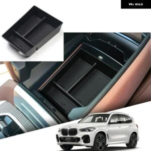 BMW X5 G05 X6 G06 X7 G07 2019-2024 ABS アームレスト 収納 ボックス オーガナイザー センター ブラケット コンテナトレイカーアクセサリー