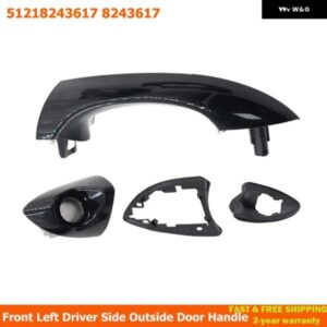 51218243617 LHD 車フロント左 運転席側 外側 ドアハンドル BMW X5 E53 2000-2006