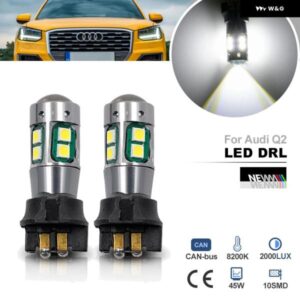 アウディ Q2 2016年以降CANBUS PW16WPW24WPWY24W LED デイタイム ランニングライト DRL バルブ ヘッドランプ パーキング ランプDLR