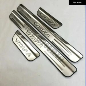 ドアシル スカッフプレート カバー トリム ステンレス シル ペダル スタイリング カーアクセサリー スズキ ビターラ2015-2020