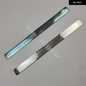 ダッジ チャレンジャー 2009 2010~2020 ドアシル スカッフプレート カバー トリム ステンレス スレッショルドペダル カーアクセサリー