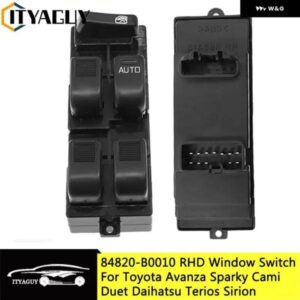 RHD 電動マスターパワーウィンドウスイッチ ボタン トヨタ アバンザ スパーキー キャミ デュエット ダイハツ テリオス シリオン 84820-B0010 84820B0010
