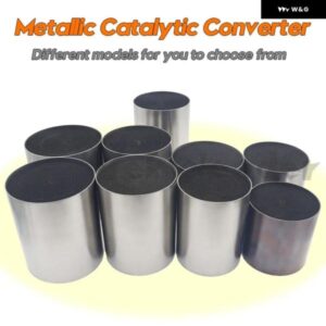 汎用 触媒コンバーター 200 CPSI ハニカム触媒コンバーター 金属 触媒排気 フィルター 自動車用マフラー EURO 1