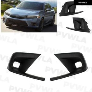 ホンダ 11代目 シビック 2022 2023 2024 カーアクセサリーペア 左+右 フォグランプ ランプ グリル カバー ハウジング