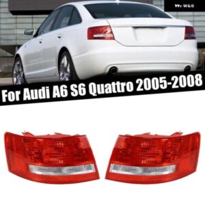 4F5945096M 4F5945095M アウディ A6 S6 クワトロ 2005 2006 2007 2008 リア テールライト シグナルランプ テールライト 電球 なし カーパーツ