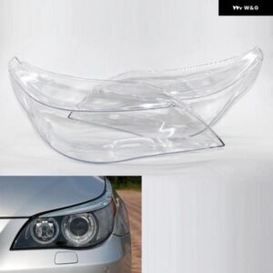 BMW E60 E61 5シリーズ 525I 530I 2004-2010 車用 ヘッドライト レンズ カバー ランプシェード ブライトシェル クリアペア