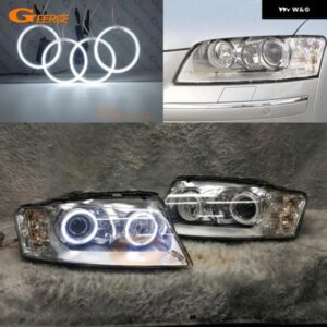 アウディ A8 S8 4E D3 2002 - 10 超高輝度 CCFL エンジェルアイキット ハローリング
