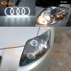 トヨタ オーリス カローラ E15 プレフェイスリフト 2006 - 09 超高輝度 CCFL エンジェルアイキット ハローリング