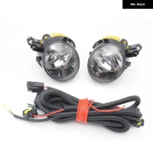 2個 車用ライトシート イビサ MK4 6J 2009 - 12 カー スタイリング フロントハロゲン フォグライト フォグランプ LED 電球 付き