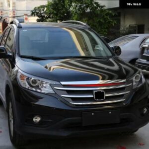 ABS クローム フロント ボンネット マシンカバー モールディング トリム 1個 カーアクセサリー ホンダ CRV CR-V 2012 - 16