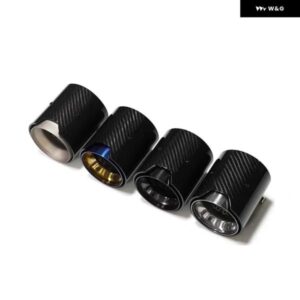 1ピース シルバー M2 M3 M4 M5 M6 パフォーマンス カーボン エキゾースト チップ BMW F87 F80 F82 F83 F90 マフル ノズル テール
