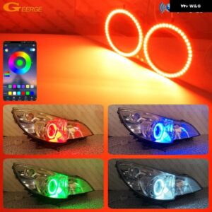 スバル レガシィ アウトバック リバティ B4 RFリモート BLUETOOTH対応アプリ マルチカラー 超高輝度 RGB LED エンジェルアイキット ライト