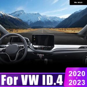 フォルクスワーゲン VW ID.4 ID4 2020 - 23 車 ダッシュボード サンシェード カバー マット計器デスク滑り止め パッド アクセサリー