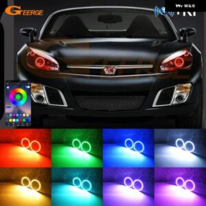 サターンスカイ 2006 - 10 BLUETOOTHアプリ コントロール 超高輝度マルチカラーRGB LEDエンジェルアイキット ハローリング