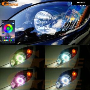 三菱 エクリプス 2006 - 12 BLUETOOTHアプリ 超高輝度マルチカラーRGB LEDエンジェルアイ ハローリング