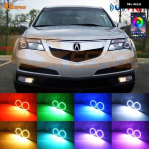 アキュラ MDX 2007 - 13 BLUETOOTHアプリ マルチカラー 超高輝度 RGB LED エンジェルアイキット ハローリング