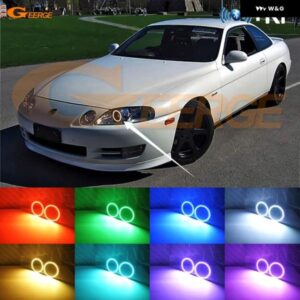 トヨタ ソアラ Z30シリーズ 1992 - 1998 - 01 BLUETOOTH アプリ マルチカラー 超高輝度 RGB LED エンジェルアイキット ハローリング