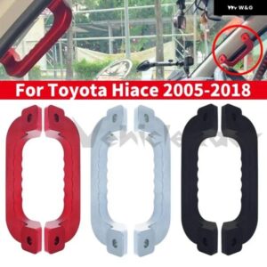 ルーフ グリップ ハンドル トヨタ ハイエース 2005-2018年式後期 運転席側 アルミ アームレスト 車ドア アームレスト 手すりカバー トリム 2個