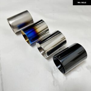 カーパーツ マフラー テールスロートサプレッサー テールビル ステンレス チタンブラック M2 M3 M4 M5 M6 BMW F87に適合