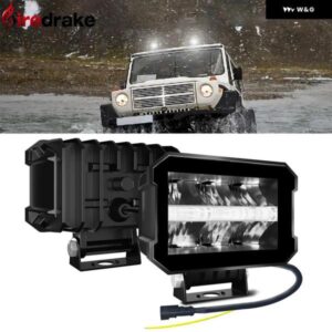 100W LED 車用ワークライト 高輝度 DRL スポットライト 10000LM 6000K オートオフロード SUV ヘッドライト トラック 運転用 フォグランプ ヘッドランプ 30V