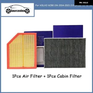 車用エア フィルター キャビン フィルター VOLVO XC90 2代目 2014 2015-2018 - 21 2.0 D4 D5 T5 T6 T8 OEM 31407748 31370089