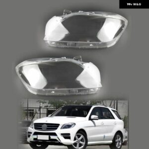 ペア車 ヘッドライト カバー ケースレンズ キャップシェル メルセデス ベンツ M クラス ML W166 166 ML300 ML350 ML400 ML450 ML500 2012-2015