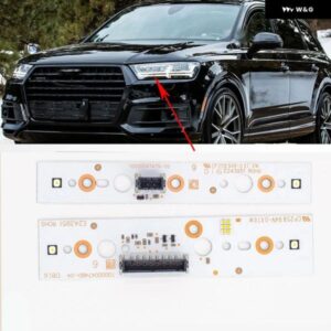 ホワイトライト アウディ Q7 2016-2019 LEDカーDRL回路基板光源ボードチップボード