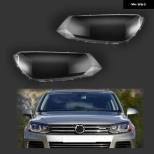 VW TOUAREG ハロゲン 2011 - 14 車用 ヘッドライト レンズ シェル ク リアランプ シェード ヘッドランプ ランプカバー