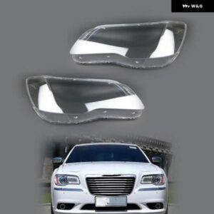 クライスラー 300C 2012 - 2021 車用 ヘッドライト レンズ シェルランプシェード クリア ヘッドランプ カバー 交換用ランプシェード
