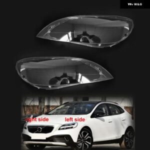 VOLVO V40 2017 2018 2019 車用 ヘッドライト レンズ カバー ヘッドランプ シェル ク リアランプ シェード ケース ヘッドライト シェード