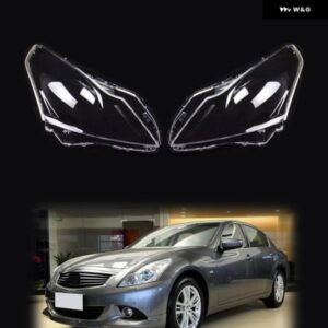 インフィニティ Gシリーズ G37 G35 G25 2008-2013 ヘッドライト レンズ カバー シェルランプシェード 交換