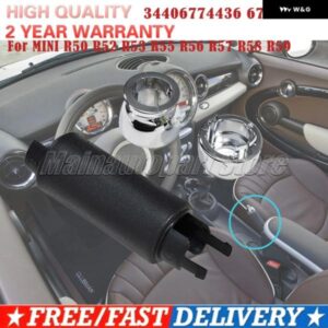 MINI R50 R52 R53 R55 R56 R57 R58 R59 エルゴノミック パーキング ブレーキ グリップ 34406774436 ブラックハンドブレーキ クロームアクセント付き