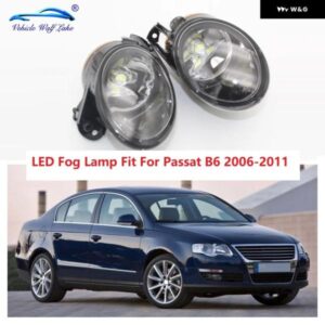 車用LEDライト VW パサート B6 セダン ワゴン 2006 - 11 カー スタイリング フロント フォグランプ フォグランプ LED 電球 付き
