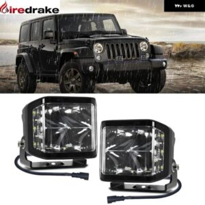 LEDホワイト作業灯 100W 10000LM 超高輝度 オフロード フォグランプ トラック SUV ボート作業灯 夜間ランニング用ランプ 12V 24V