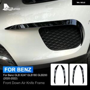 メルセデス ベンツ GLB X247 GLB180 GLB200 2020 2021 2022 フロント バンパー フォグランプ カバー リップスプリッター スポイラー アクセサリー