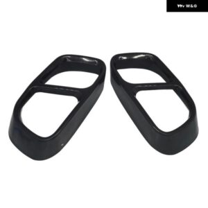 車用リアマフラー パイプ カバー ステンレス テールスロートベント 装飾 BMW X5 F15 X6 F16 2014-2019 Mスポーツ用