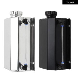 クーラント オーバーフロー タンク アルミ 合金 2L容量 汎用 ラジエーター リザーバー タンク ほとんど車