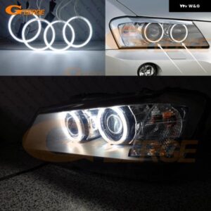 BMW X3 F25 2010 - 14 フェイスリフト前 超高輝度CCFLエンジェルアイキット ハローリング