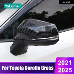 トヨタ カローラ クロス XG10 2021 - 24 2025 ハイブリッドカー サイド バックミラー キャップ カバー シェル トリム 外装 アクセサリー