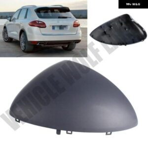 ポルシェ カイエン 2011 - 14 左側 プライム仕上げ バックミラー ハウジング カバー キャップ 95873153700