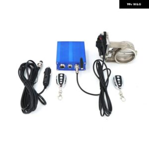 車アクセサリー 2インチ /2.25インチ /2.5インチ /2.75インチ / 3インチ 真空排気カットオフ電動 コントロール バルブ キット 真空 ポンプ 付き