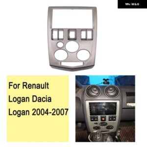 ダブル2DIN DVD ステレオ フェイシア ルノー ローガン ダチア ローガン 2004-2007 パネル フェイシアプレート フレーム マウント ダッシュインストール トリ