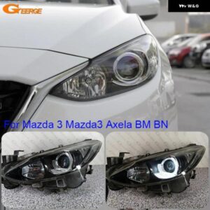 マツダ 3 アクセラ BM BN 2013 - 19 超高輝度 DTM M4 スタイル LEDエンジェルアイキット ハローリング