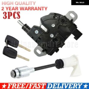 3M5116700AC 1343577 ロングタイプロッド ボンネット フードリリースロックラッチリペアキット + キー2個 フォード フォーカス MK2 C-MAX KUGA