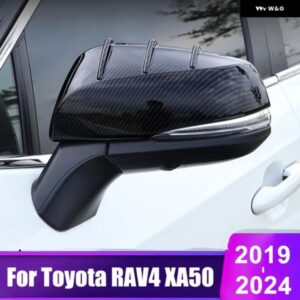 トヨタ RAV4 XA50 2019 - 24 XA 50 ハイブリッドカーバックミラー サイドモールディングカバー シェルアクセサリー