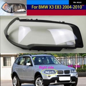 BMW X3 E83 2004-2010 車用ライトランプシェル ヘッドランプ カバー レンズ ヘッドランプ クリアガラス ランプシェード シェル