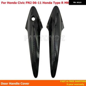 ホンダ シビック FN2 2006-2011 グロスブラック ドアハンドル カバー ホンダ タイプR MK8 FK 1503324